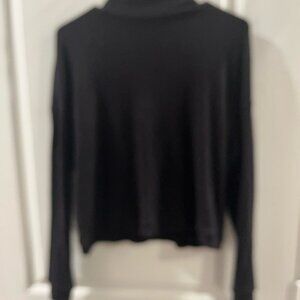 Lucky Brand Women's Classic Black Crew Neck Sweater